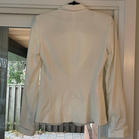 ZARA BASICS OFF WHITE BLAZER - Picture 2 of 5